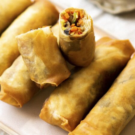 Loempia, spring rolls veggie